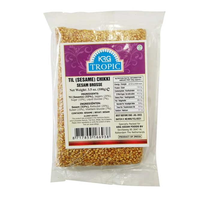 KRG Tropic Gajak Sesame (Til) Chikki 100gm