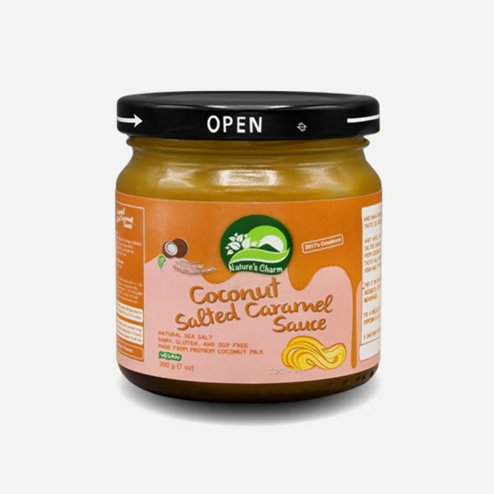Nature’s Charm Dessert Sauce - Coconut Salted Caramel 200gm