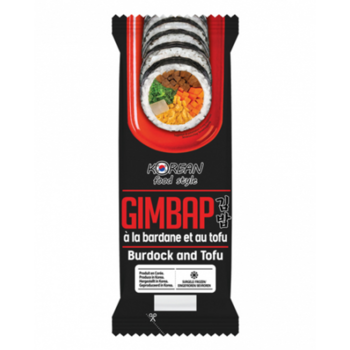Frozen Korean Food Style Gimbap - Burdock & Tofu 230gm