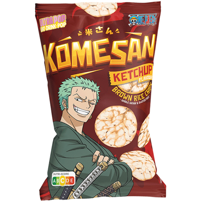 Komesan Brown Rice Chips - Ketchup Flavor 60gm