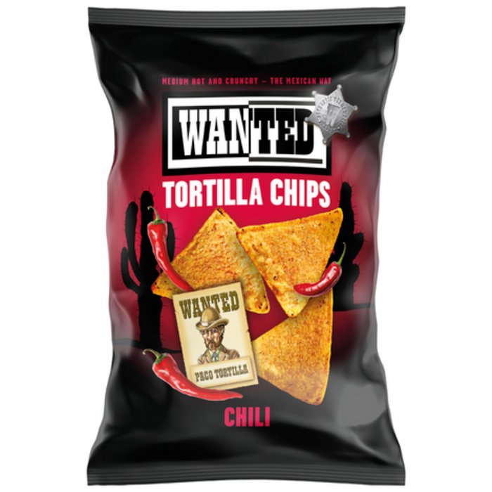 Wanted Tortilla Chips - Chilli 450gm