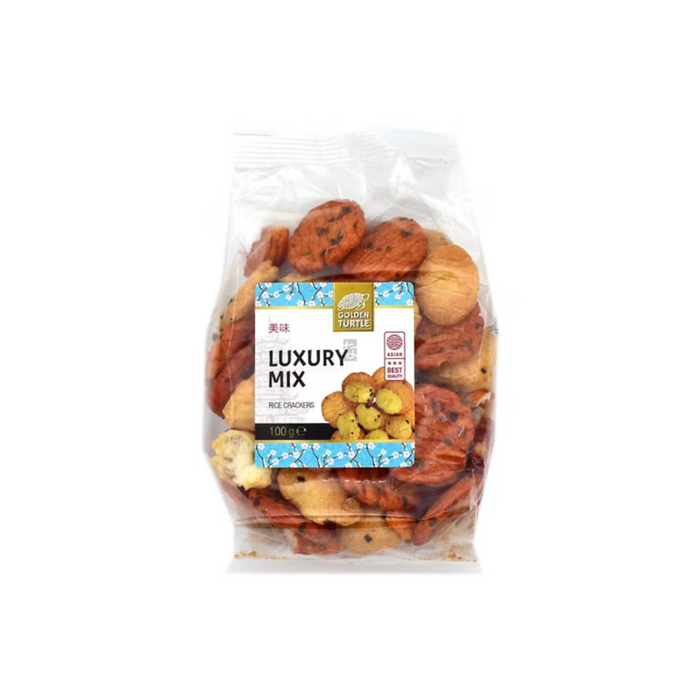 Golden Turtle Rice Cracker - Luxury Mix 100gm