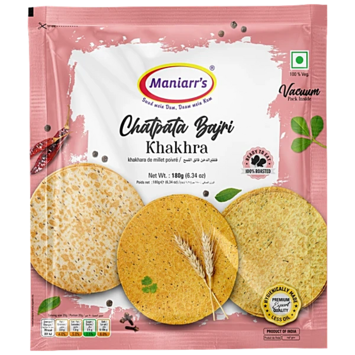 Maniarr’s Bajri Khakhra - Chatpata 180gm