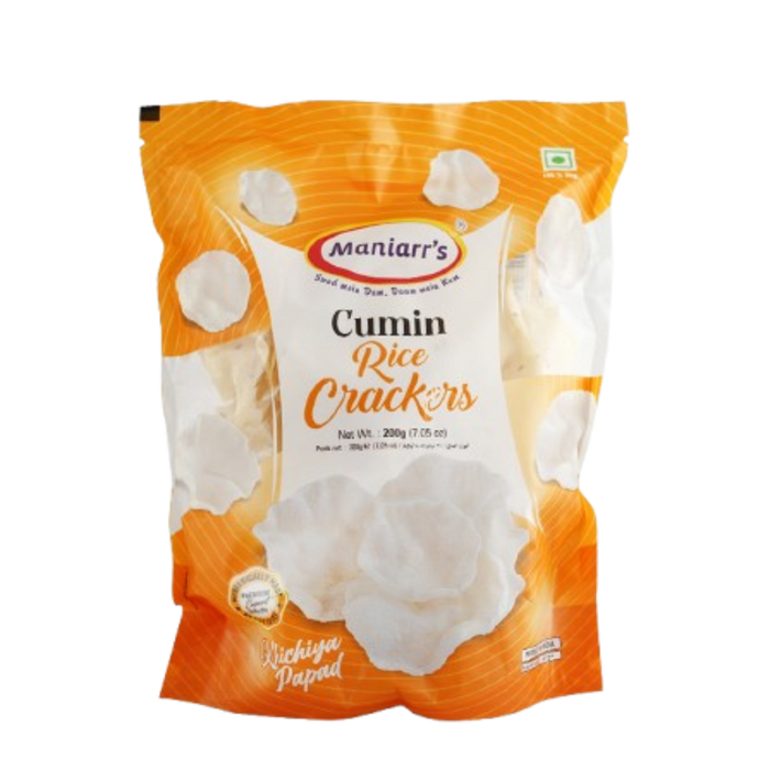 Maniarr’s Rice Cracker - Cumin 200gm