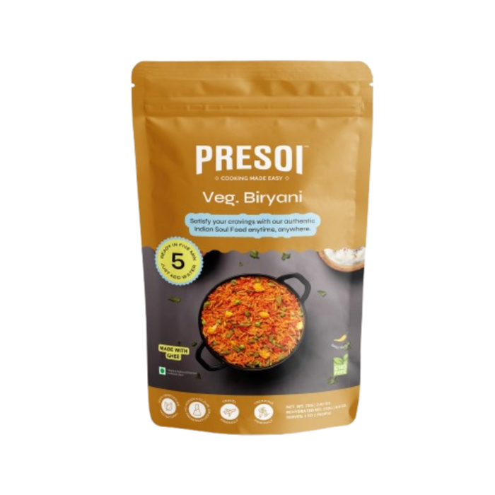 Presoi Ready to Eat - Veg Biryani 250gm