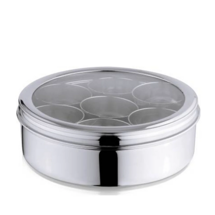Stainless Steel Masala Dabba Set - 11 Inch (1pc)