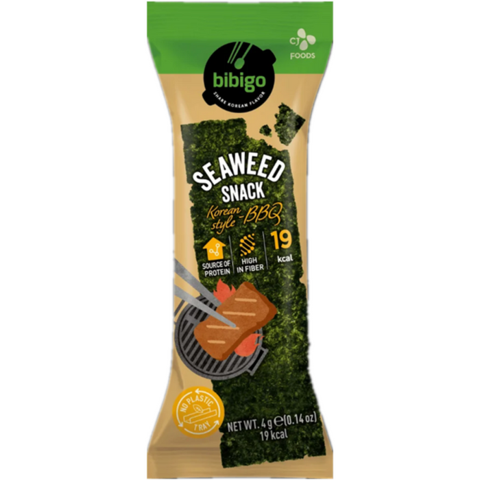 Bibigo Seaweed Snack - Korean Bbq 4gm