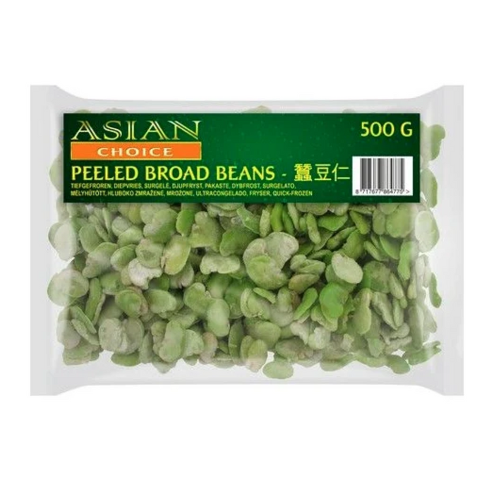 Frozen Asian Choice Peeled Broad Beans 500gm - Only Berlin Delivery