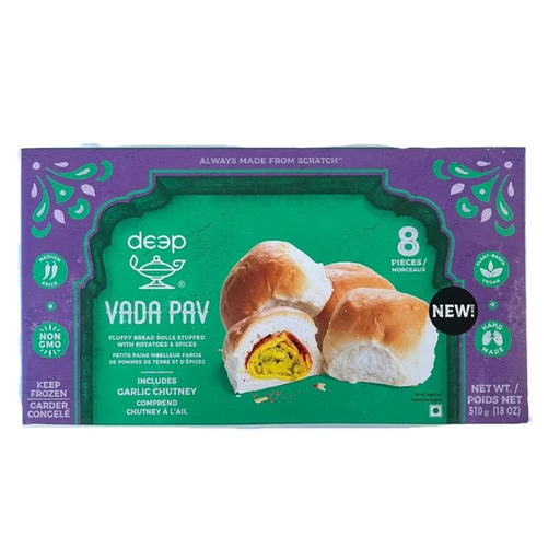 Frozen Deep Vadapav with Garlic Chutney (8pcs) 510gm - Only Berlin Delivery