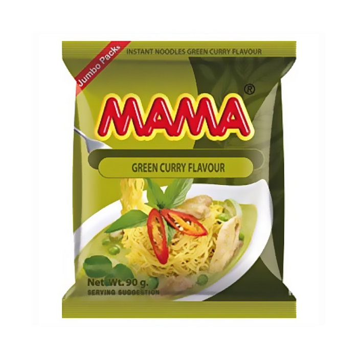 Mama Instant Noodles - Green Curry Flavour 90gm