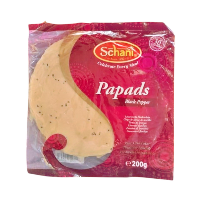 Schani Papad - Black Pepper 200gm
