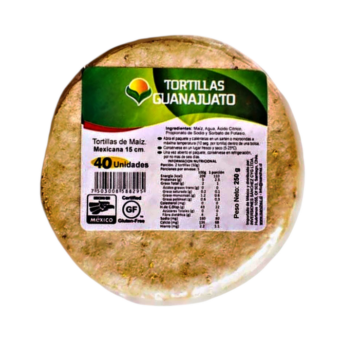 Tortillas Guanajuato - Mexicana - 15cm (40 Stück) 1kg