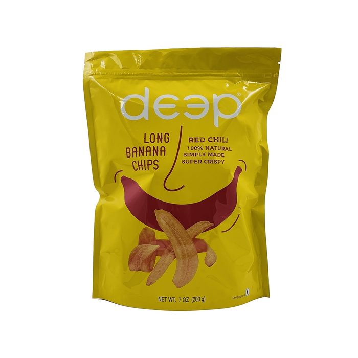 Deep Long Banana Chips - Red Chilli 200gm
