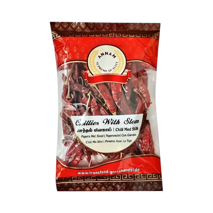 Annam Chillies with Stem 100gm