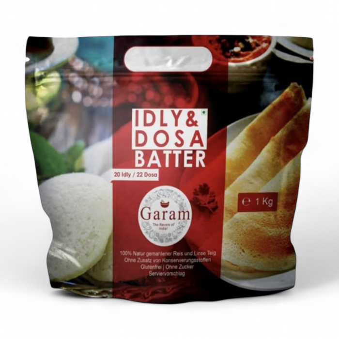 Garam Foods Idly &amp; Dosa Teig 1kg - MHD: 29.10.2025