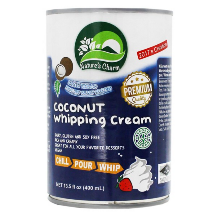 Nature's Charm Coconut Whipping Cream 400ml