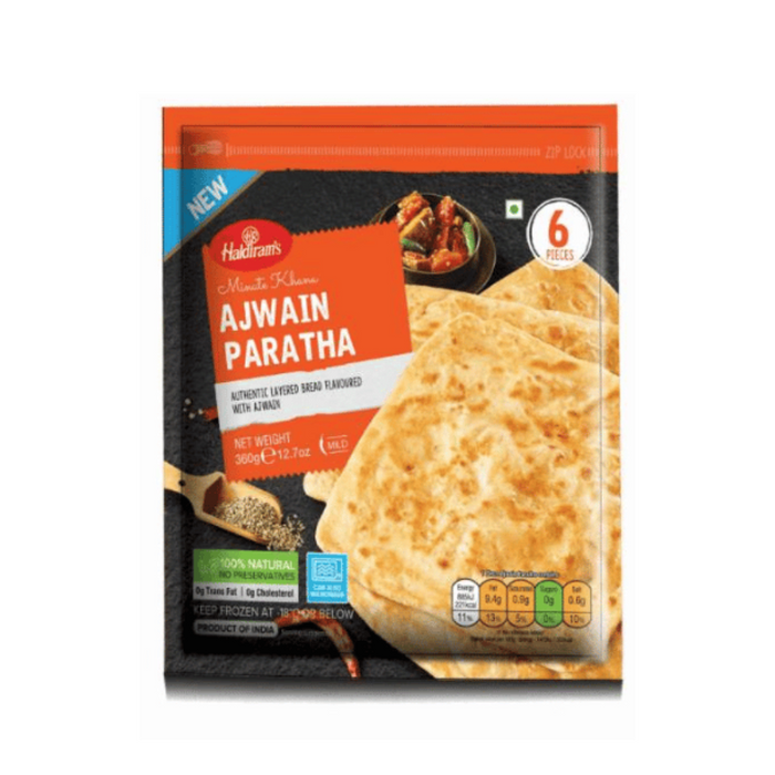 Frozen Haldiram's Ajwain Paratha (6pcs) 360gm - Only Berlin Delivery