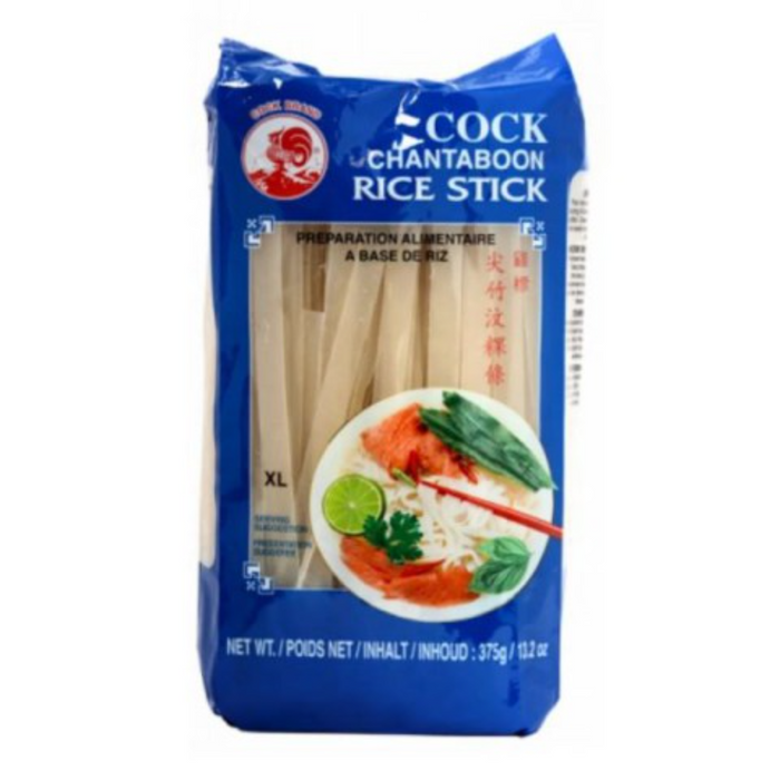 Cock Rice Noodles (10mm) - XL 375gm