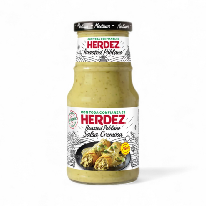 Herdez Salsa Cremosa - Roasted Poblano 434gm