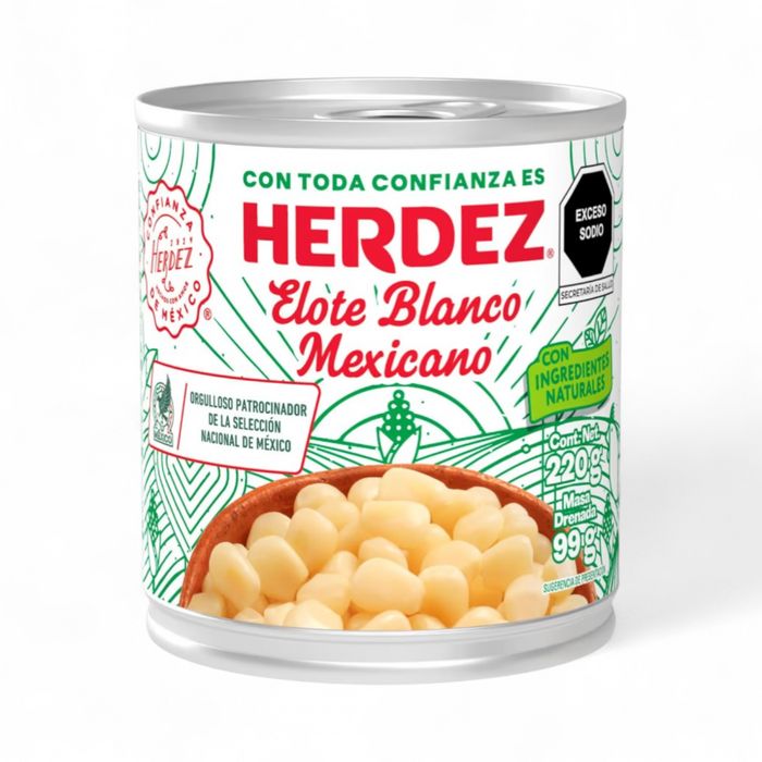 Herdez White Mais - Elote Blanco Mexicano 220gm