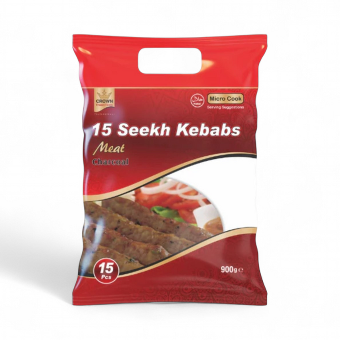 Gefrorenes Crown Meat Seekh Kebab (15 Stück) 900 g – Nur Lieferung nach Berlin