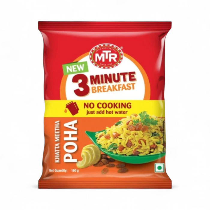 MTR 3-Minute Breakfast - Khatta Meetha Poha 160gm