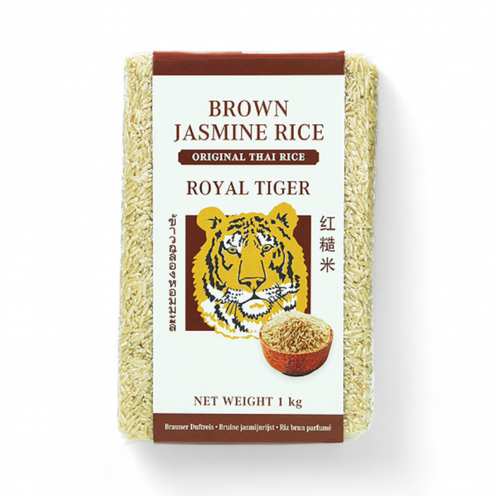Royal Tiger Brown Jasmine Rice 1kg