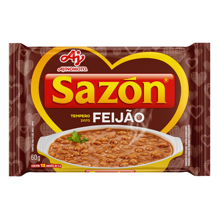 Ajinomoto Sazon - Tempero Para Feijão (12 x 5gm) 60gm
