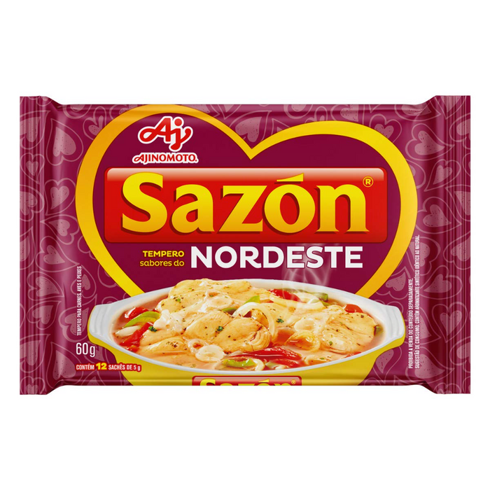 Ajinomoto Sazon - Tempero Sabores Do Nordeste (12 x 5gm) 60gm