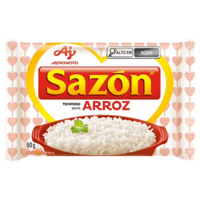 Ajinomoto Sazon - Tempero Para Arroz (12 x 5gm) 60gm