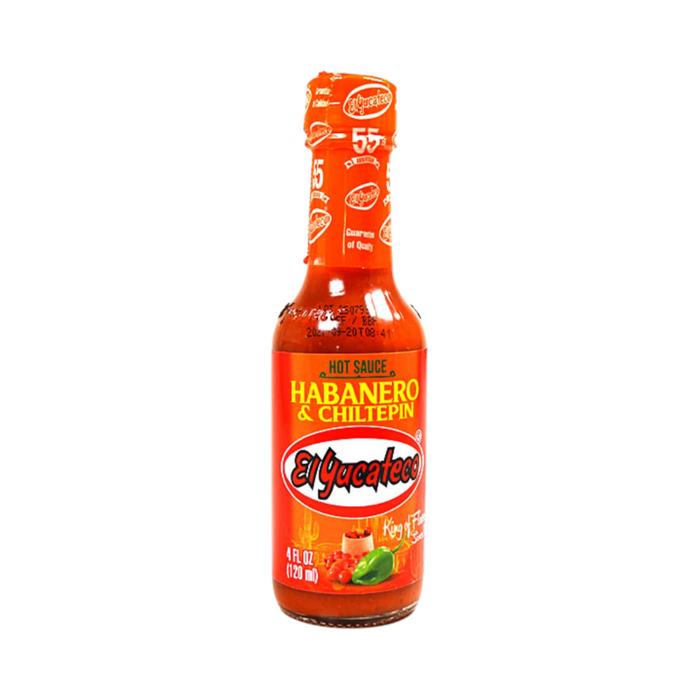 El Yucateco Hot Sauce - Habanero & Chiltepin 120ml