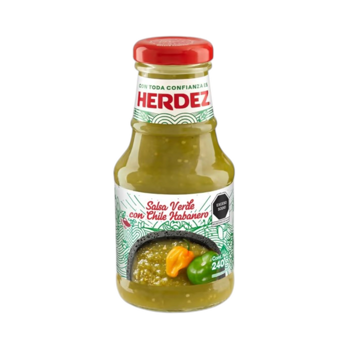 Herdez Salsa Verde mit Chile Habanero 240 g