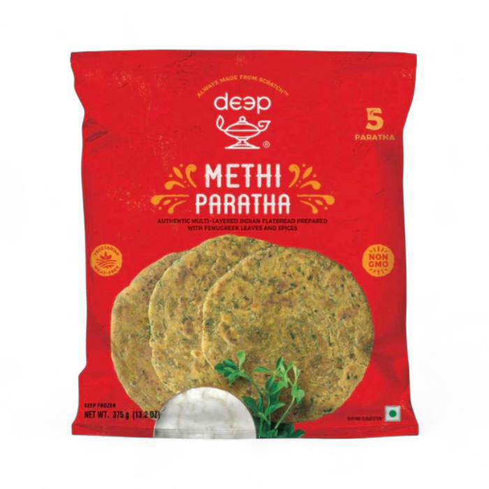 Frozen Deep Methi Paratha (5pcs) 375gm - Only Berlin Delivery