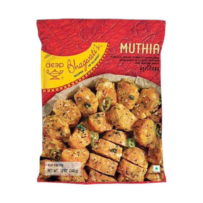 Frozen Deep Bhagwati's Recipe - Muthia (8pcs) 340gm - Only Berlin Delivery