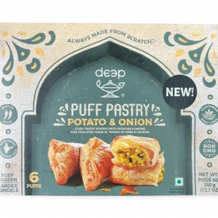Frozen Deep Puff Pastry - Potato & Onion (6pcs) 360gm - Only Berlin Delivery
