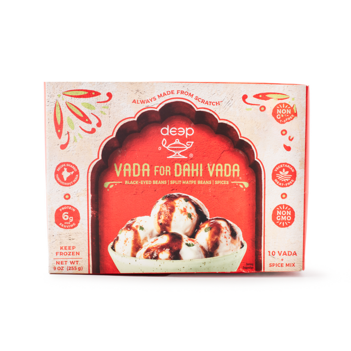 Frozen Deep Vada For Dahi Vada With Spice Mix (10pcs) 255gm  - Only Berlin Delivery