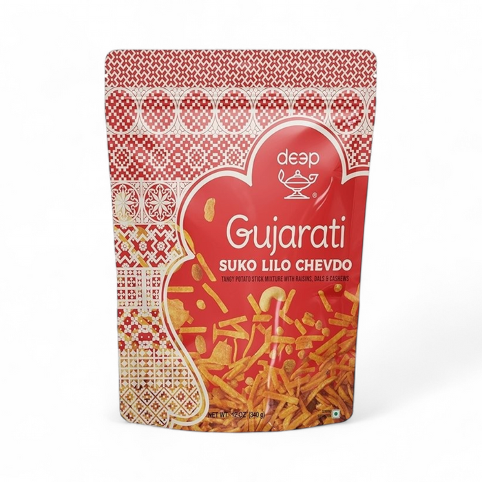 Deep Gujarati Suko Lilo Chevdo 340gm