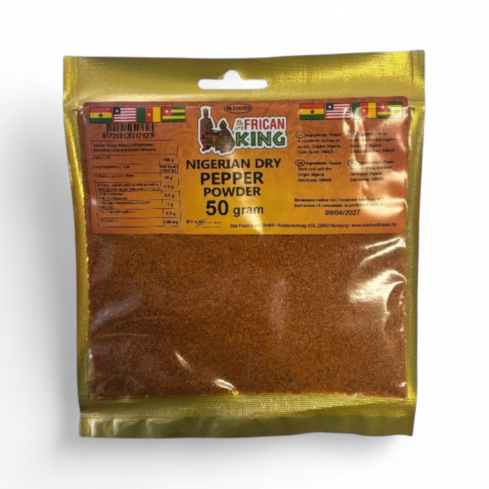 African King - Nigerian Dry Pepper Powder 50gm