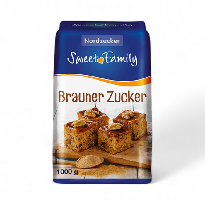 Nordzucker Sweet Family - Brauner Zucker 1kg