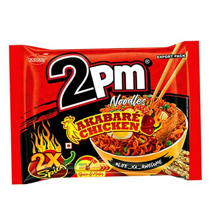 Asian 2PM Instant Noodles - Akabare Chicken (2X Spicy) 100gm