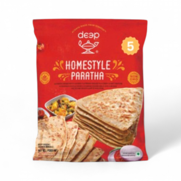 Frozen Deep Homestyle Paratha (5pcs) 333gm - Only Berlin Delivery