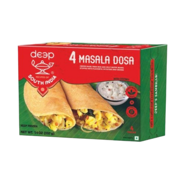 Frozen Deep Masala Dosa (4pcs) 397gm - Only Berlin Delivery