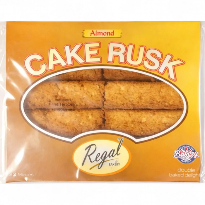 Regal Cake Rusk - Almond (22 pieces) 500gm