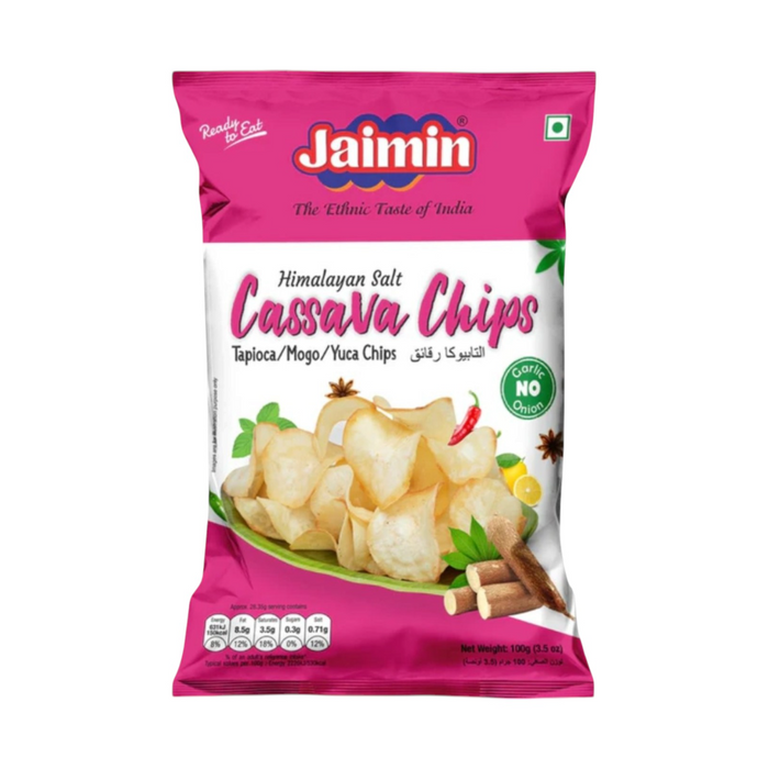Jaimin Cassava Chips - Himalayan Salt 100gm