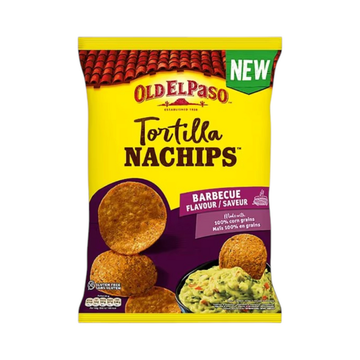 Old EL Paso Tortilla Nachips - Barbeque Flavour 170gm