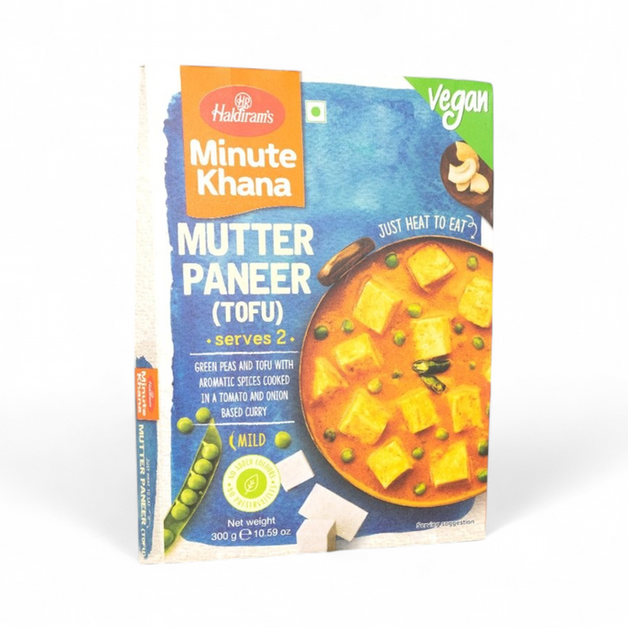 Haldiram's Minute Khana - Paneer Mutter (Vegan) 300gm