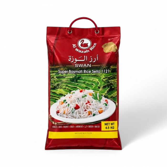 Al Wazah Basmati Rice - Super Sella 4.5kg