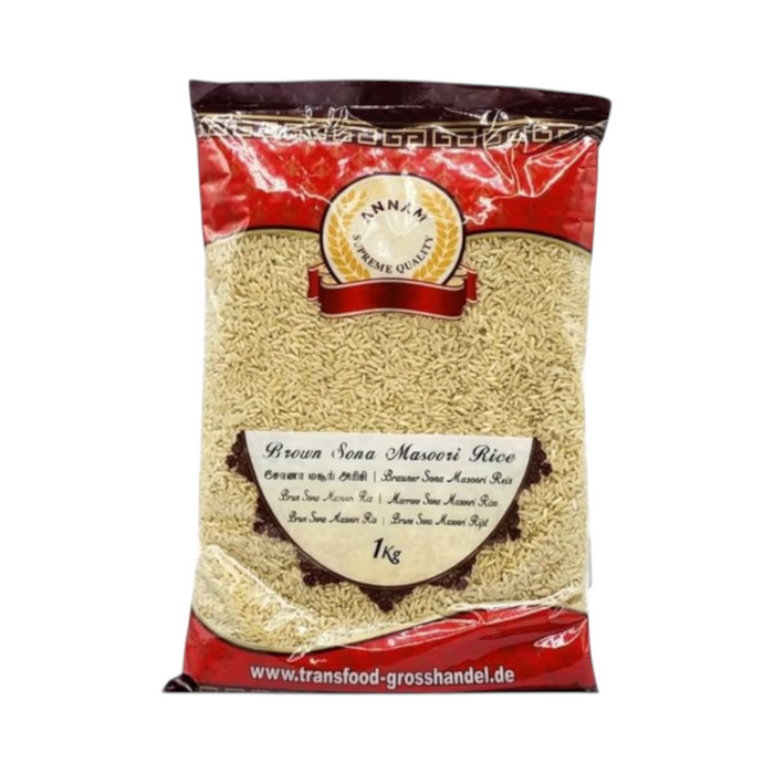 Annam Brown Sona Masoori Reis 1kg 