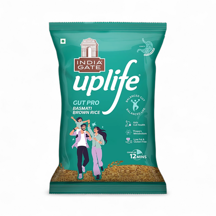 India Gate Uplife Basmati Rice - Brown 1kg