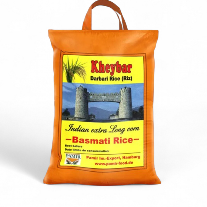 Kheybar Basmati Rice - Darbari (Extra Long) 10kg